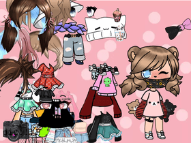 Gacha life dress up! 2 not a copy i made lots of custom things and changed stuff up OwO
