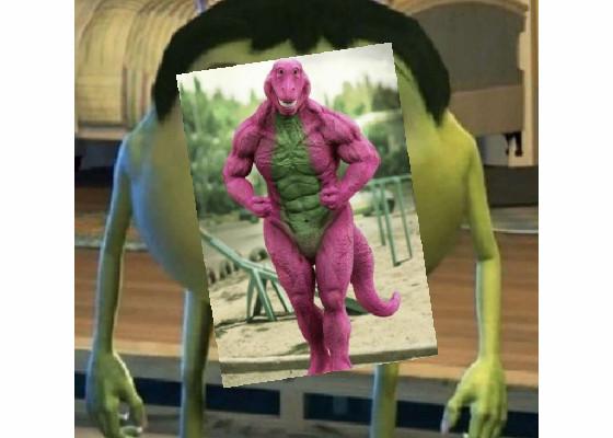 Buff barney fights ice age baby epicly 2