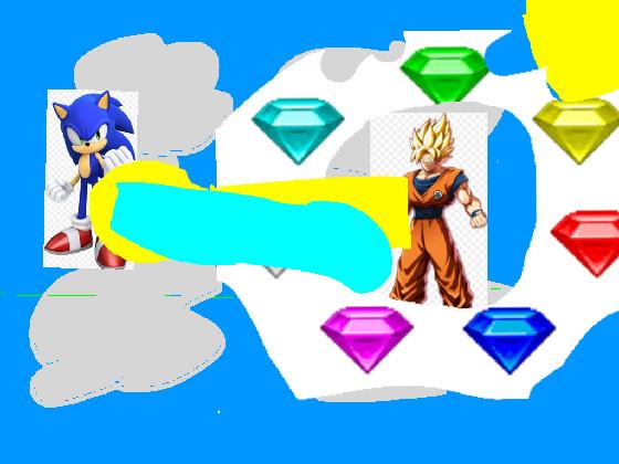 Super Sonic vs Super Sayin Goku 1