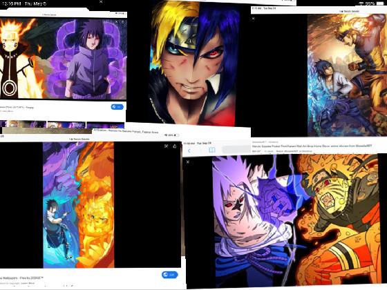 Photos of goku Naruto and Sasuke 2 1