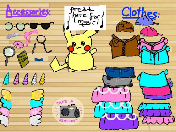 Pikachu Dress-up! yaaaaaaaaaaaaaa