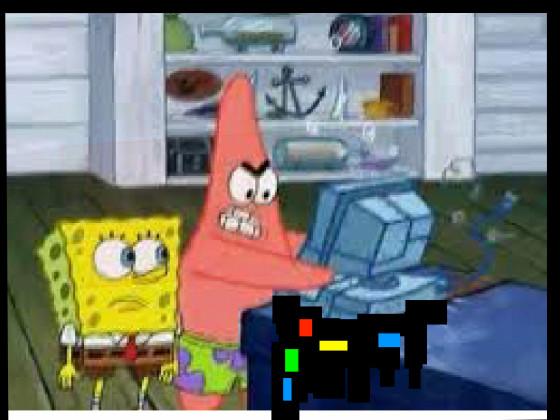 SpongeBob GIF 1 Patrick vs The glitch