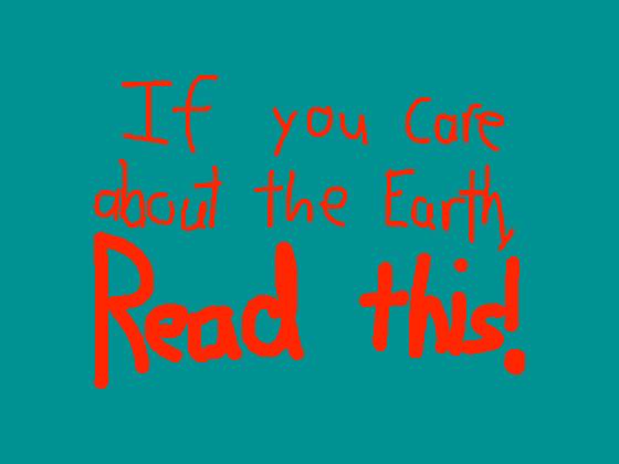 Save the Earth Tips!