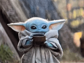 Baby Yoda be like