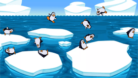 bounce penguin