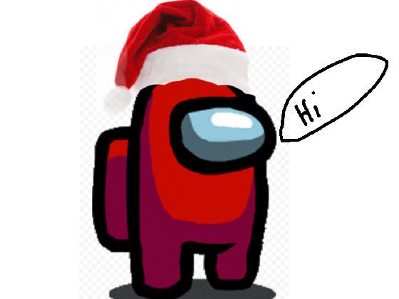 When Red wearing christmas hat is sus