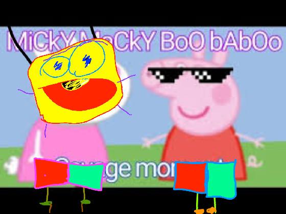Peppa Pig Miki Maki Boo Ba Boo Song HILARIOUS  spung bob meme