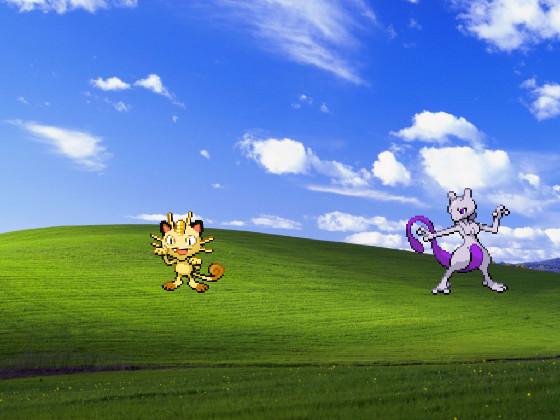 Meowth and mewtwo 1