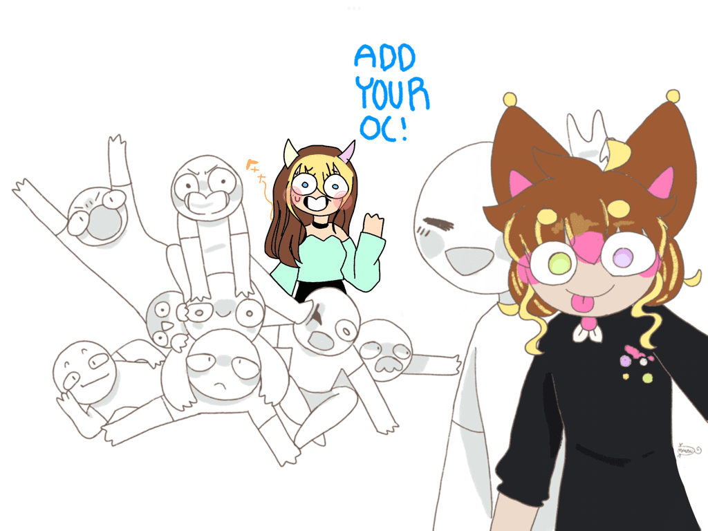 re:Add ur oc in the group photo! 1 1 1