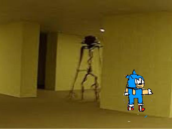 sonic in the backrooms