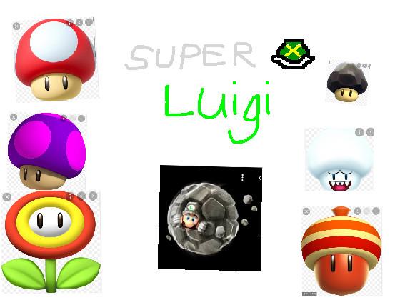 Super luigi power ups: mushrooms 1