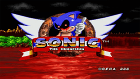 Sonic.exe title screen Remastered