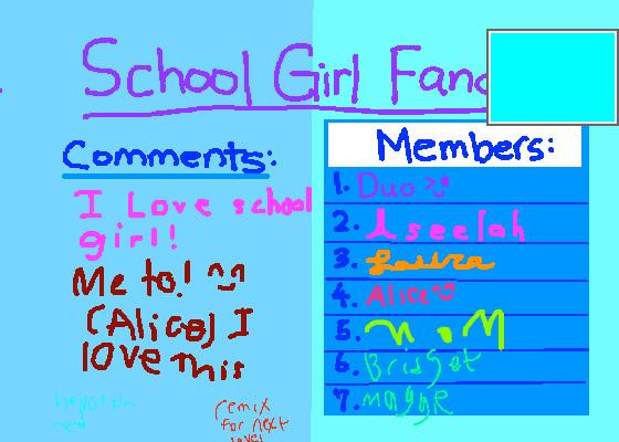 School Girl Fanclub  1 1 1