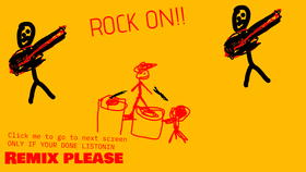 we will rock you! STICK FIGURES!