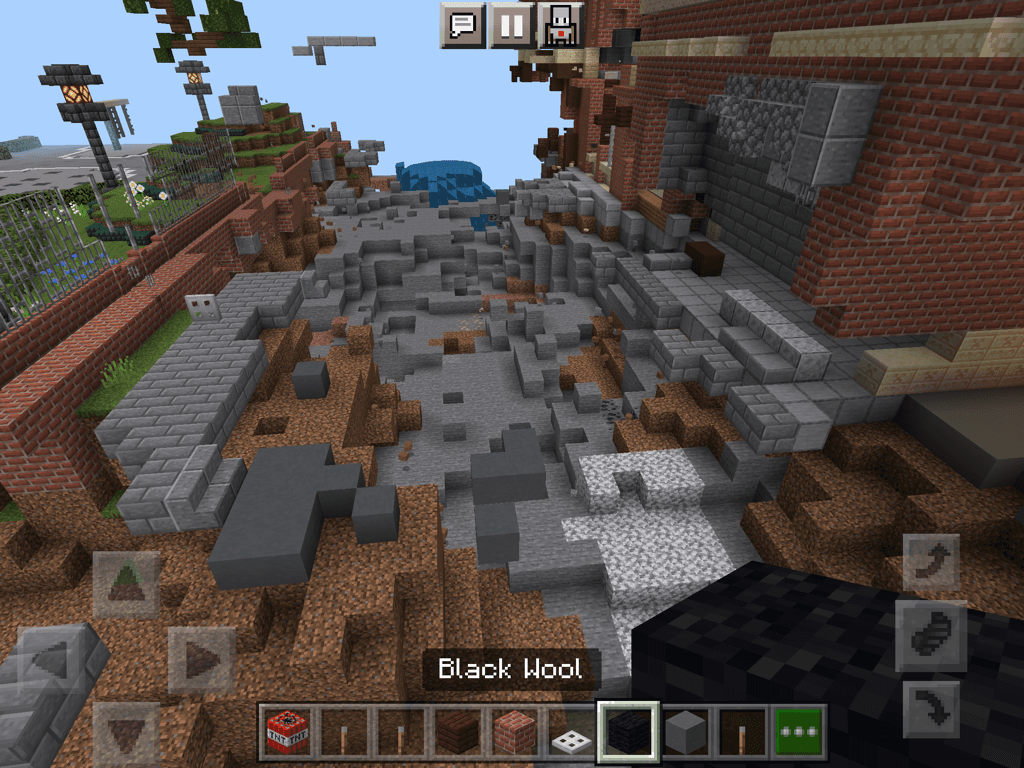 look what i did in mincraft  