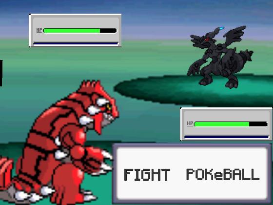 Pokémon Battle VS. zekrom 1