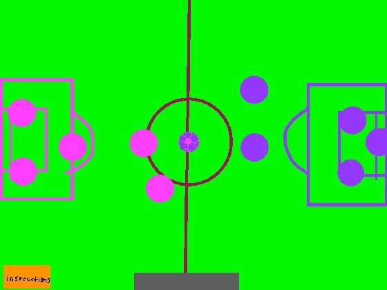 Pink and Purple soccer game two player  1