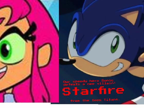 Sonic the Hedgehog vs. Starfire