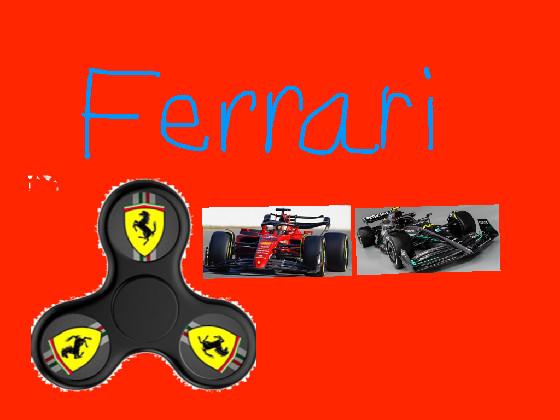 Ferrari Fidget Spinner with mercedes