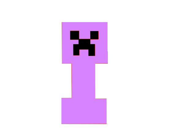 Color changing minecraft creeper