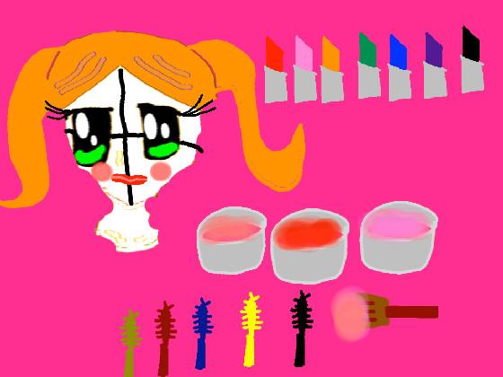 Help circus baby with her makeup! 1