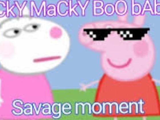 Peppa pig MICKY MACKY boobaboo