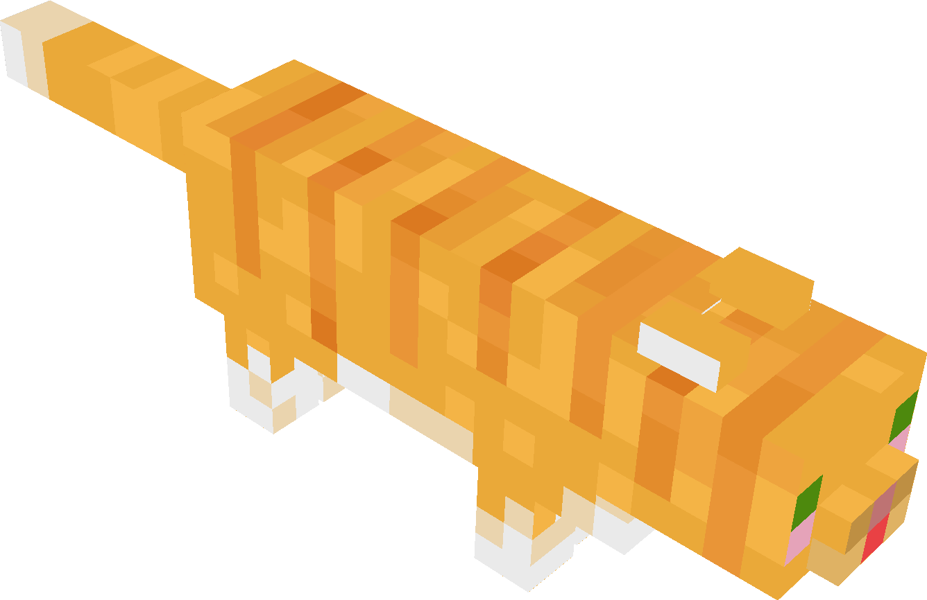 Kawaii Ginger Cat | Minecraft Mobs | Tynker