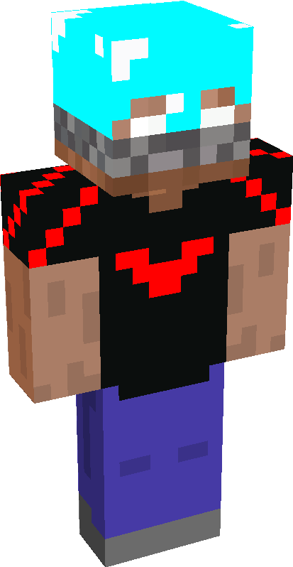 herobrine with armor, Minecraft Skin