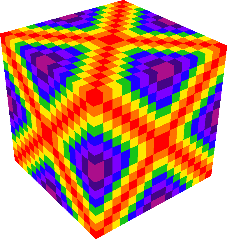 beautiful rainbow bloc Minecraft Blocks Tynker