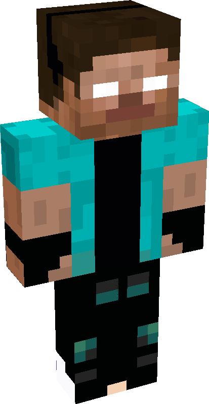 The cool herobrine! Minecraft Skin