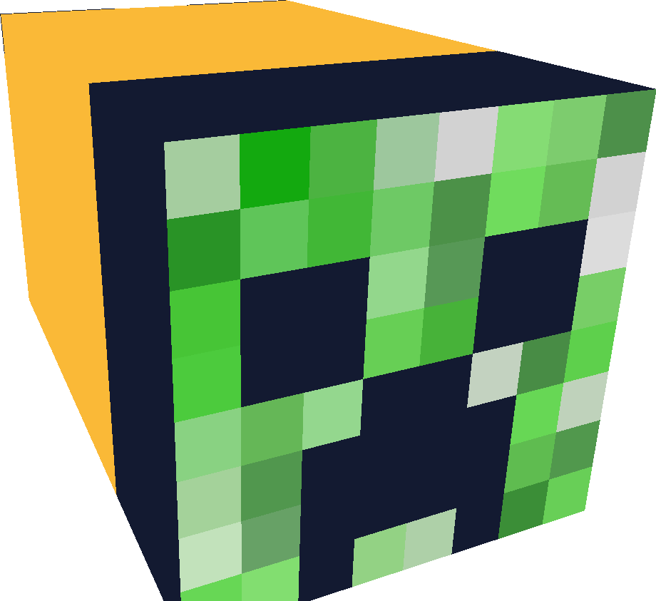 folding creeper head p Minecraft Mobs Tynker