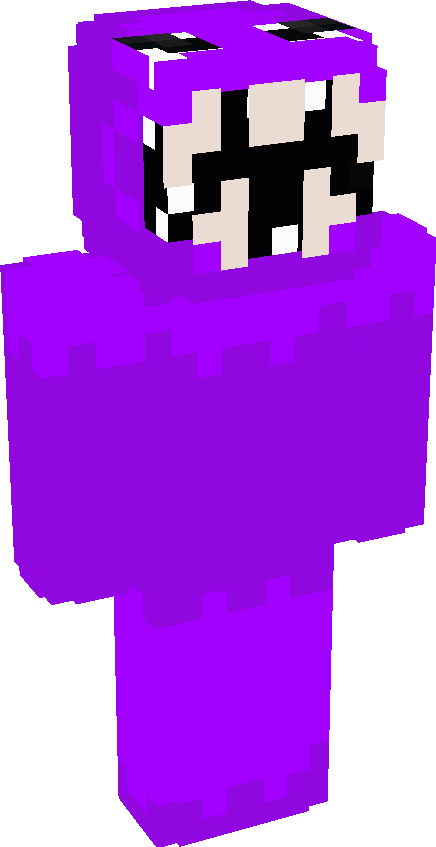 purple Rainbow Friends Minecraft Skin