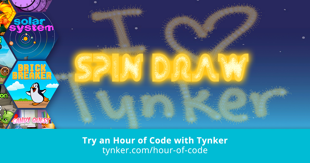 Spin Draw | Hour of Code | Tynker