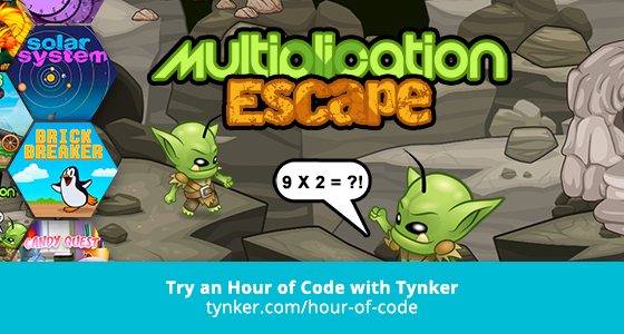 Stem Multiplication Escape Hour Of Code Tynker