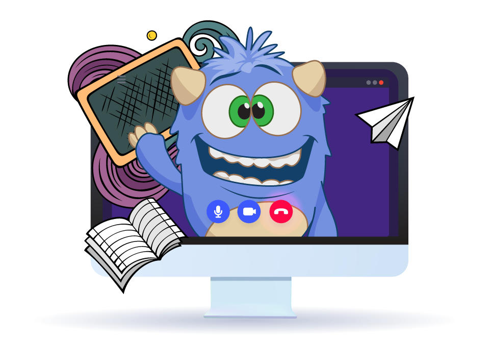 Codey on a video call