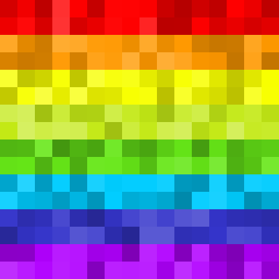 Rainbow wool | Minecraft Blocks | Tynker