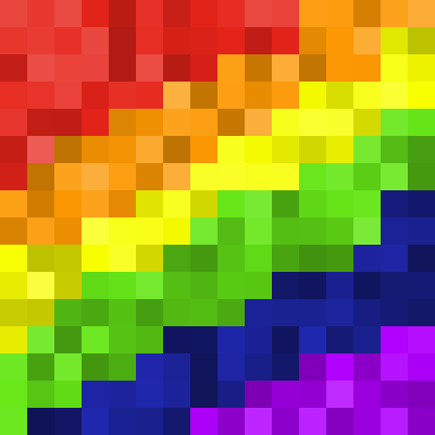 Rainbow wool | Minecraft Blocks | Tynker