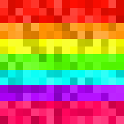 rainbow wool | Minecraft Blocks | Tynker