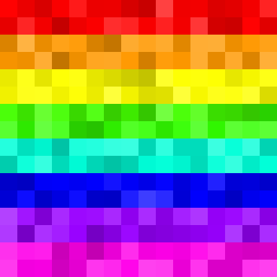 Rainbow Solid Block | Minecraft Blocks | Tynker