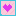 glass pink heart Block 11