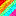 rainbow stained glass Block 13