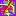 RAINBOW COLORED BOX Block 1