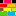 Rainbow brick Block 1