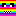 Rainbow scary wired face. Block 0