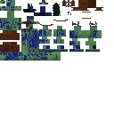 blue zombie horse Mob 2