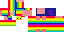 rainbow pig