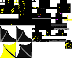 blue and yellow ender dragon with demonic red eyes Mob 4