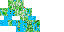 part blue creeper Mob 6