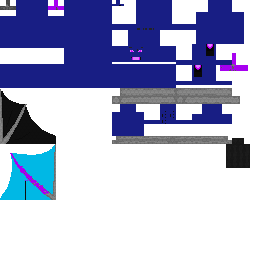 Blue and purple ender dragon Mob 0