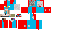 red and blue wolf Mob 6